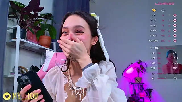 Snapshot of MyLou_ chatting on 10.30.25 MyLou online show from 10.30.25