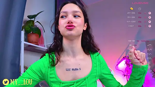 Snapshot of MyLou_ chatting on 11.09.25 MyLou online show from 11.09.25