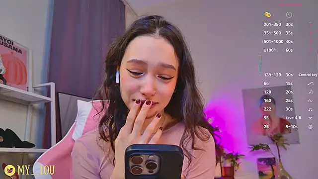 Snapshot of MyLou_ chatting on 03.05.26 MyLou online show from 03.05.26