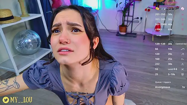 Snapshot of MyLou_ chatting on 03.12.26 MyLou online show from 03.12.26