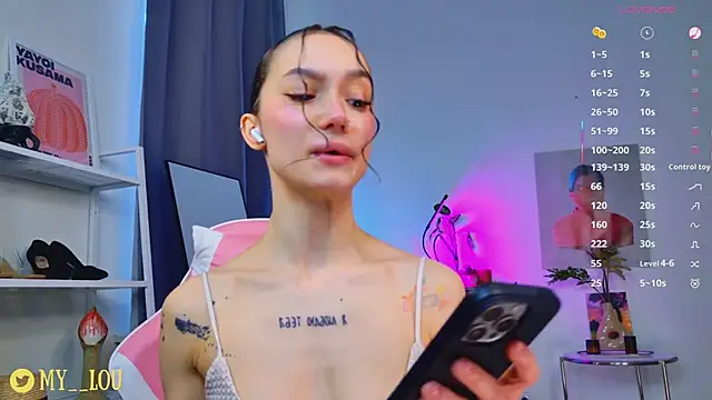 Snapshot of MyLou_ chatting on 03.20.26 MyLou online show from 03.20.26