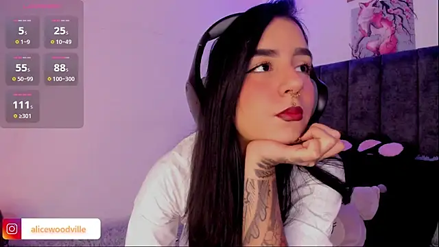 Alice woodville online show from 02.18.25