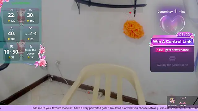 Snapshot of Carlacutte chatting on 01.12.26 Carlacutte online show from 01.12.26