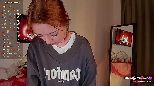 Snapshot of ellyford chatting on 03.20.25 ellyford online show from 03.20.25