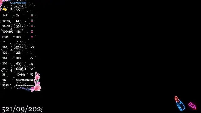 Snapshot of Bylie_Hills chatting on 09.21.25 Bylie Hills online show from 09.21.25