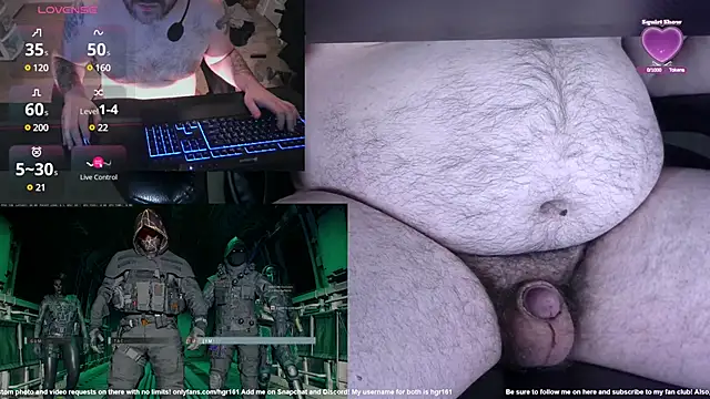 Snapshot of hgr161 chatting on 02.24.25 hgr161 online show from 02.24.25