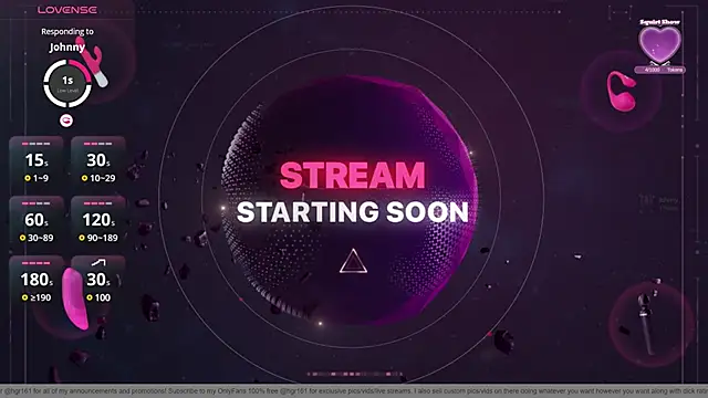 Snapshot of hgr161 chatting on 03.19.25 hgr161 online show from 03.19.25