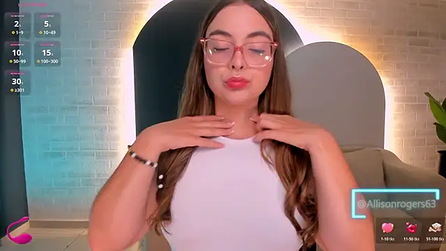 Snapshot of AllisonRogersX chatting on 07.19.26 AllisonRogersX online show from 07.19.26