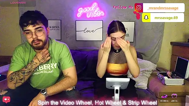 MrAndMrsSavage online show from 01.11.25