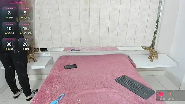 Snapshot of Annie9_ chatting on 02.14.25 Annie9 online show from 02.14.25