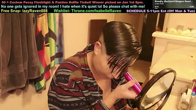 IsabelleRaven online show from 01.12.26