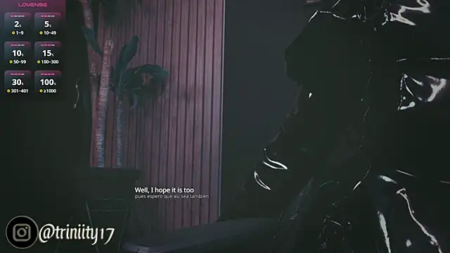 Snapshot of Trinity___s chatting on 02.02.25 Trinity s online show from 02.02.25