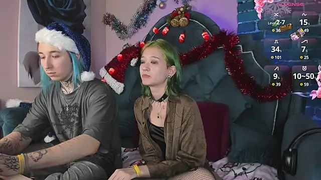 Snapshot of Milten-Trish chatting on 12.17.24 Milten-Trish online show from 12.17.24