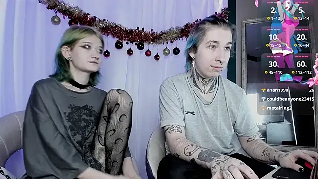 Snapshot of Milten-Trish chatting on 12.26.24 Milten-Trish online show from 12.26.24
