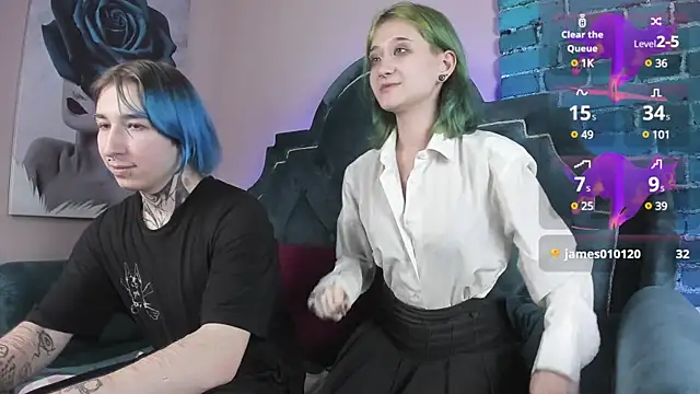 Snapshot of Milten-Trish chatting on 01.25.25 Milten-Trish online show from 01.25.25