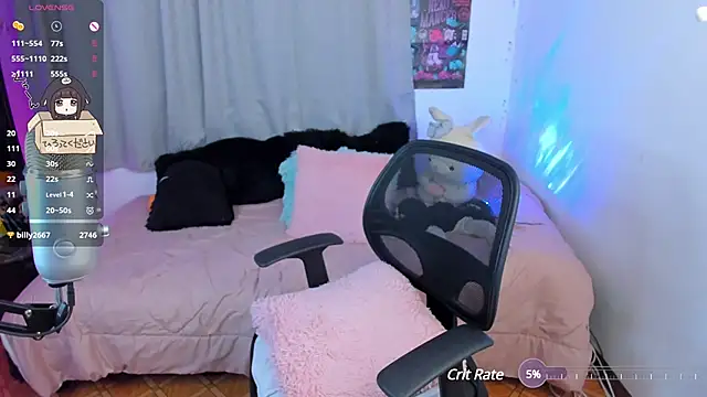 Snapshot of Lenneval1 chatting on 01.29.25 Lenneval1 online show from 01.29.25