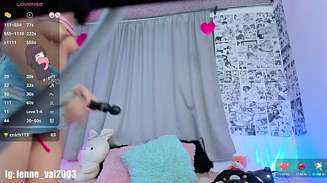 Snapshot of Lenneval1 chatting on 02.24.25 Lenneval1 online show from 02.24.25