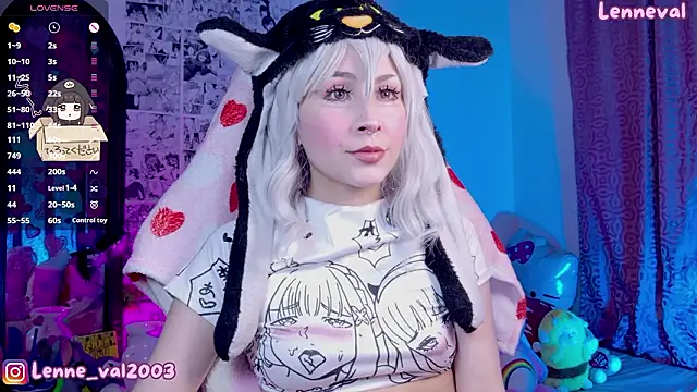 Snapshot of Lenneval1 chatting on 02.23.26 Lenneval1 online show from 02.23.26