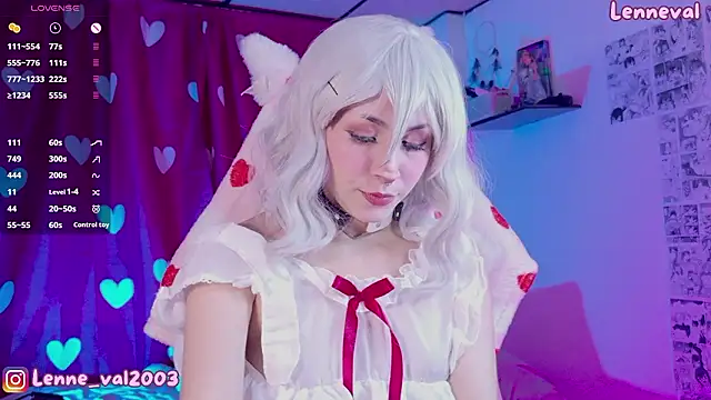 Snapshot of Lenneval1 chatting on 03.12.26 Lenneval1 online show from 03.12.26