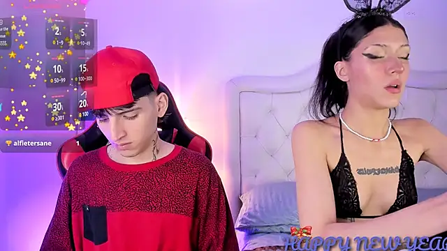 Snapshot of sett_and_gwen chatting on 01.02.25 sett and gwen online show from 01.02.25