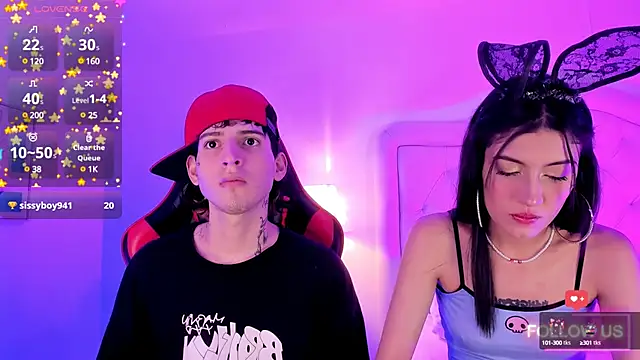 Snapshot of sett_and_gwen chatting on 02.28.25 sett and gwen online show from 02.28.25