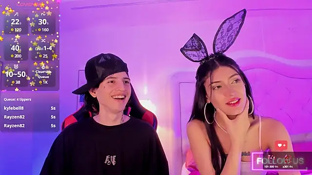 Snapshot of sett_and_gwen chatting on 03.07.25 sett and gwen online show from 03.07.25