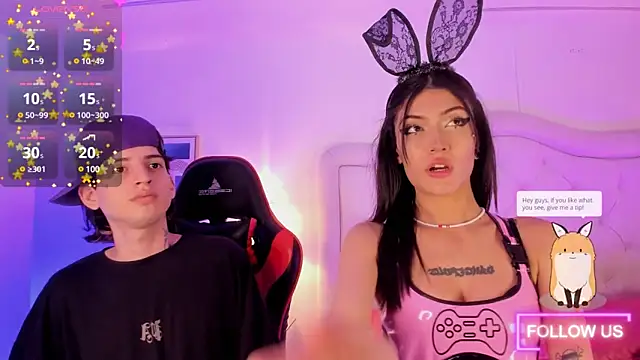 Snapshot of sett_and_gwen chatting on 03.12.25 sett and gwen online show from 03.12.25