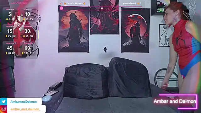 Ambar and daimon  online show from 10.24.25