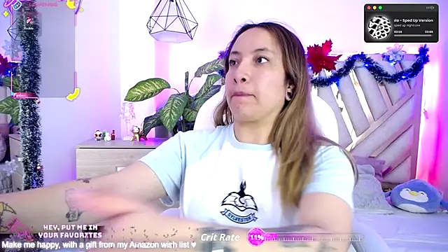 Snapshot of NyxAndria_1 chatting on 11.19.25 NyxAndria 1 online show from 11.19.25