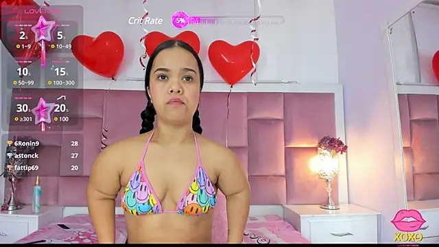 Snapshot of AnieRey chatting on 02.13.25 AnieRey online show from 02.13.25