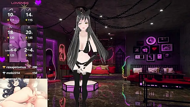 Snapshot of KimiStar chatting on 02.23.25 KimiStar online show from 02.23.25