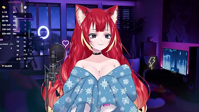 Snapshot of LewdKira_VT chatting on 02.06.25 LewdKira VT online show from 02.06.25