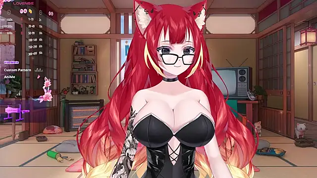 Snapshot of LewdKira_VT chatting on 02.19.25 LewdKira VT online show from 02.19.25