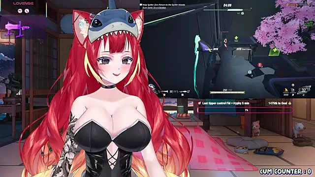 Snapshot of LewdKira_VT chatting on 03.09.25 LewdKira VT online show from 03.09.25