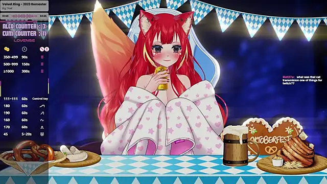 Snapshot of LewdKira_VT chatting on 10.02.25 LewdKira VT online show from 10.02.25