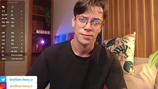 William Henry  online show from 03.12.26