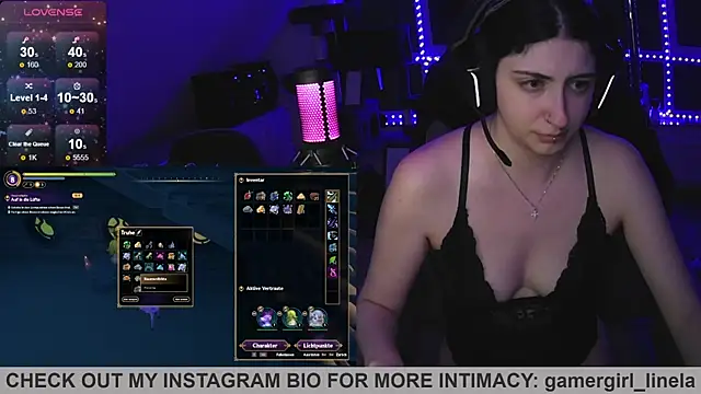 Gamergirl-Linela online show from 06.14.26