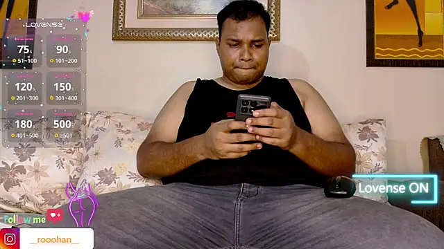 Naughty Rohan  online show from 05.15.26