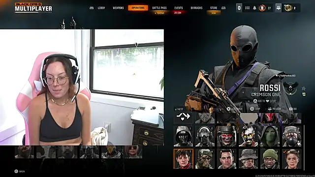 Snapshot of SpaceCowWhore chatting on 10.13.25 SpaceCowWhore online show from 10.13.25