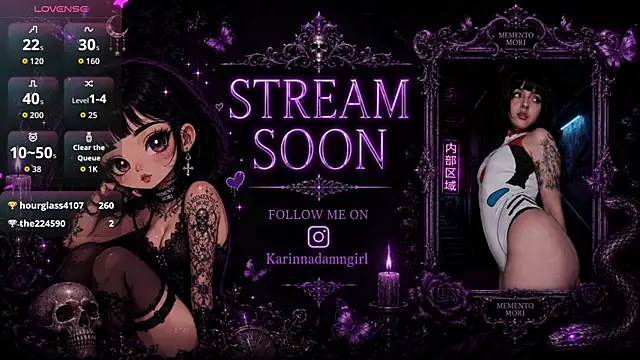 KARINNA  RAVEN online show from 07.23.26