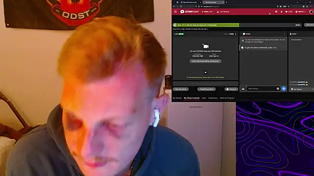 Snapshot of lustylyndon chatting on 09.26.25 lustylyndon online show from 09.26.25