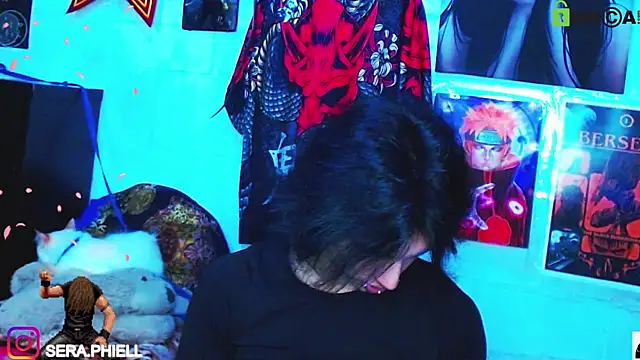 Snapshot of Seraphiell chatting on 09.10.25 Seraphiell online show from 09.10.25