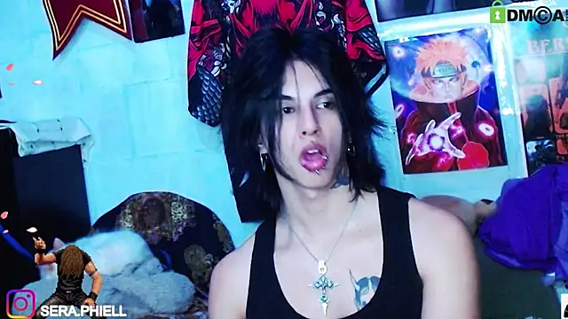Snapshot of Seraphiell chatting on 09.12.25 Seraphiell online show from 09.12.25