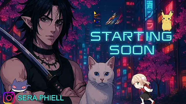 Snapshot of Seraphiell chatting on 12.05.25 Seraphiell online show from 12.05.25