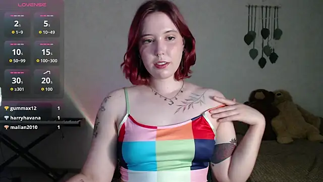 Ruby Flame online show from 07.13.26