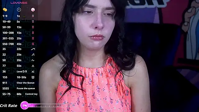 Snapshot of LiviaShy chatting on 12.01.25 LiviaShy online show from 12.01.25