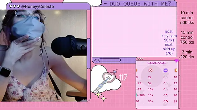 HoneyyCeleste online show from 05.12.26