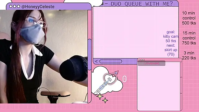 HoneyyCeleste online show from 05.13.26