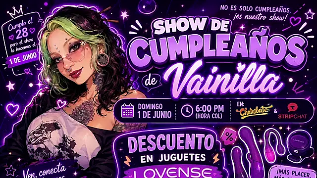 vainilla doll online show from 06.19.26