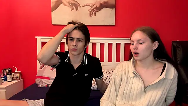 Snapshot of flowerscouple chatting on 09.23.25 flowerscouple online show from 09.23.25